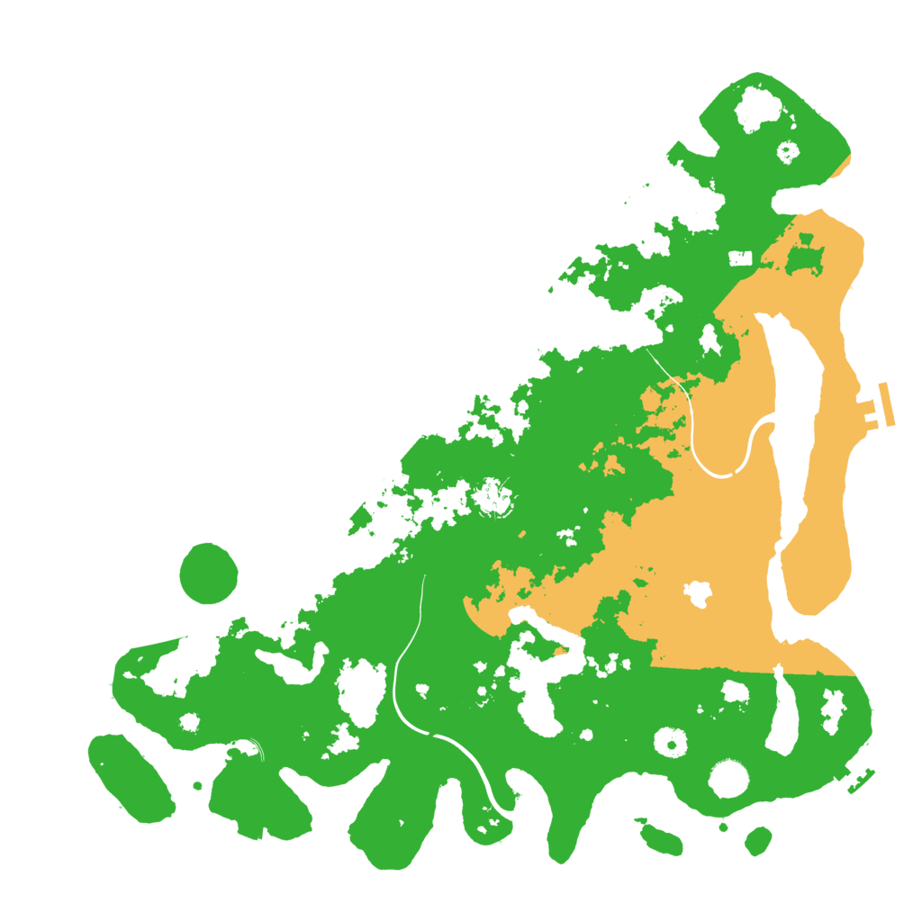 Biome Rust Map: Procedural Map, Size: 4250, Seed: 2020721587
