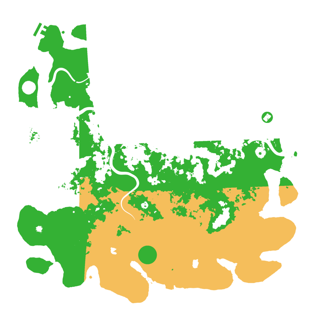 Biome Rust Map: Procedural Map, Size: 4500, Seed: 195671098