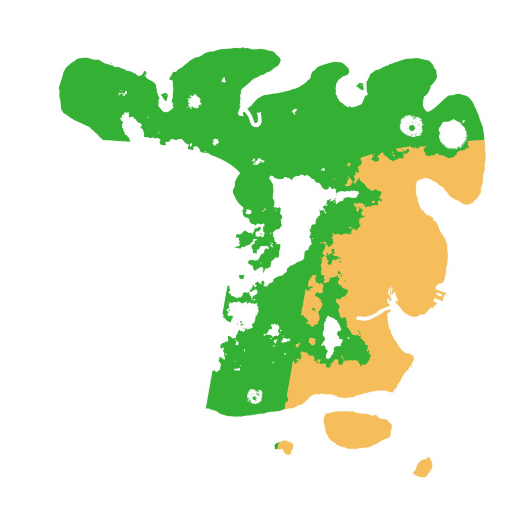 Biome Rust Map: Procedural Map, Size: 3500, Seed: 1588465933