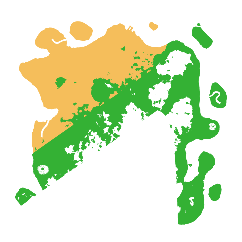 Biome Rust Map: Procedural Map, Size: 3500, Seed: 655192355