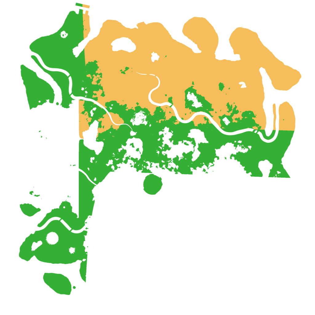 Biome Rust Map: Procedural Map, Size: 4500, Seed: 1119595208