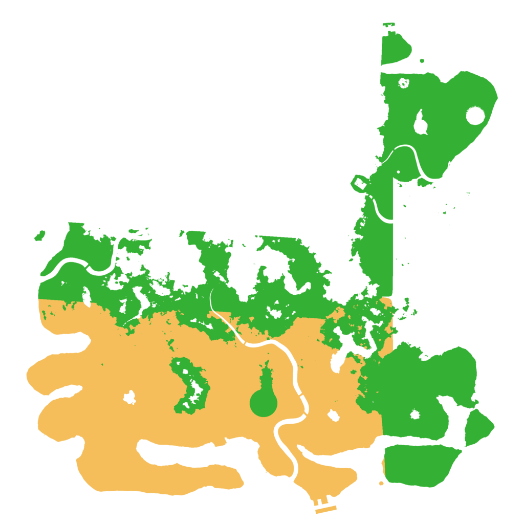 Biome Rust Map: Procedural Map, Size: 5000, Seed: 624