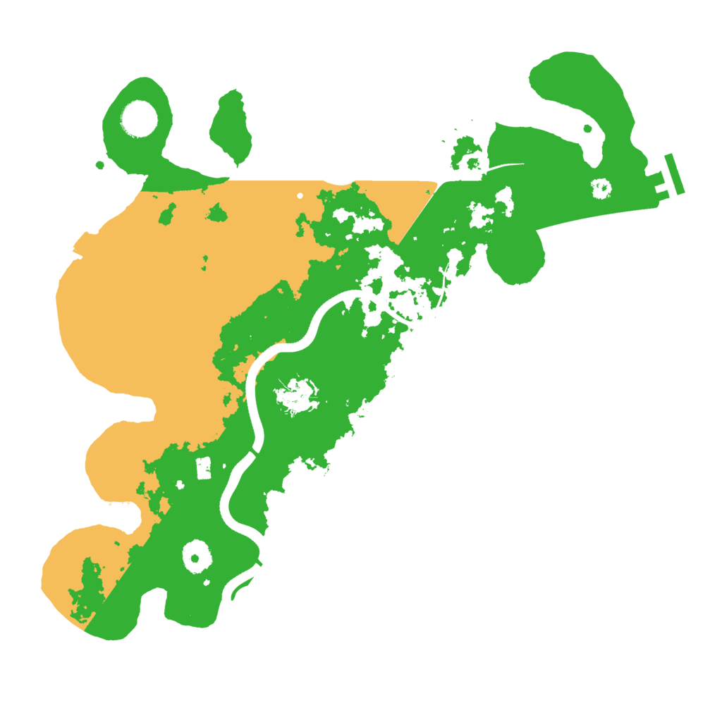 Biome Rust Map: Procedural Map, Size: 3500, Seed: 2778051