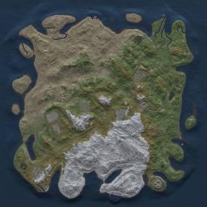 Thumbnail Rust Map: Procedural Map, Size: 4500, Seed: 159464, 20 Monuments