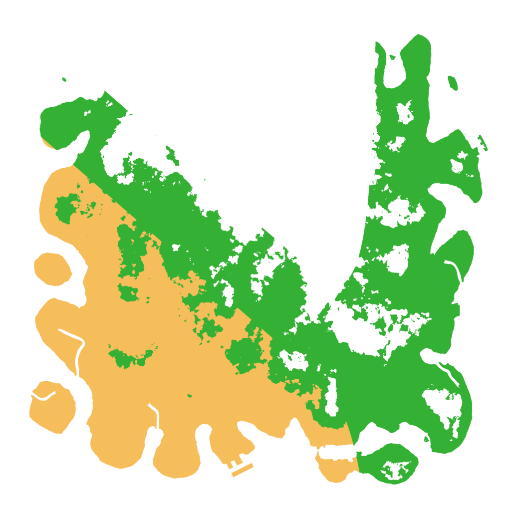 Biome Rust Map: Procedural Map, Size: 4500, Seed: 504499039
