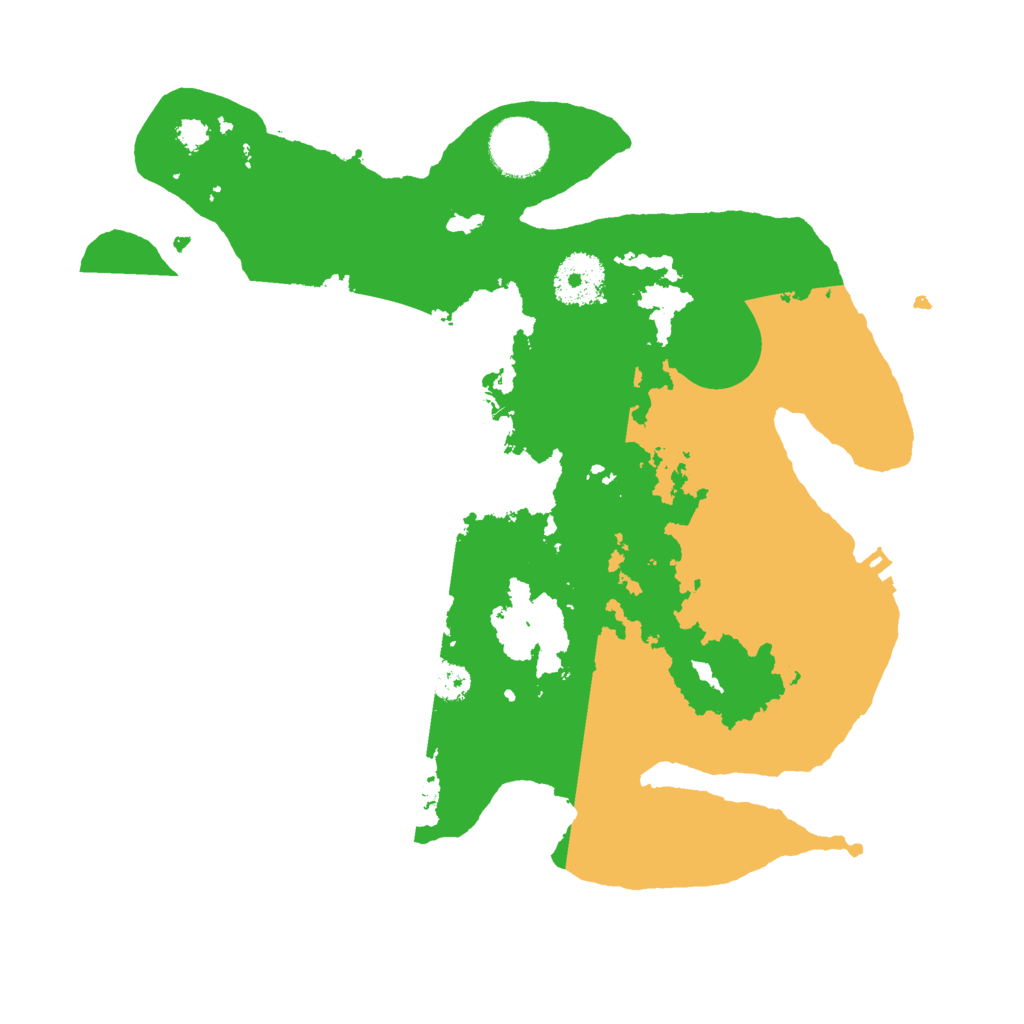 Biome Rust Map: Procedural Map, Size: 3000, Seed: 1324248370