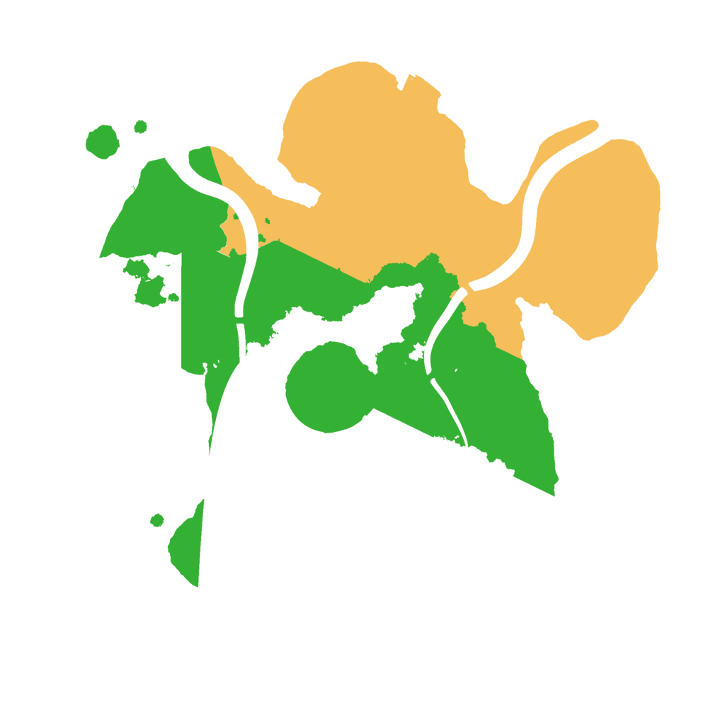 Biome Rust Map: Procedural Map, Size: 2250, Seed: 7382699