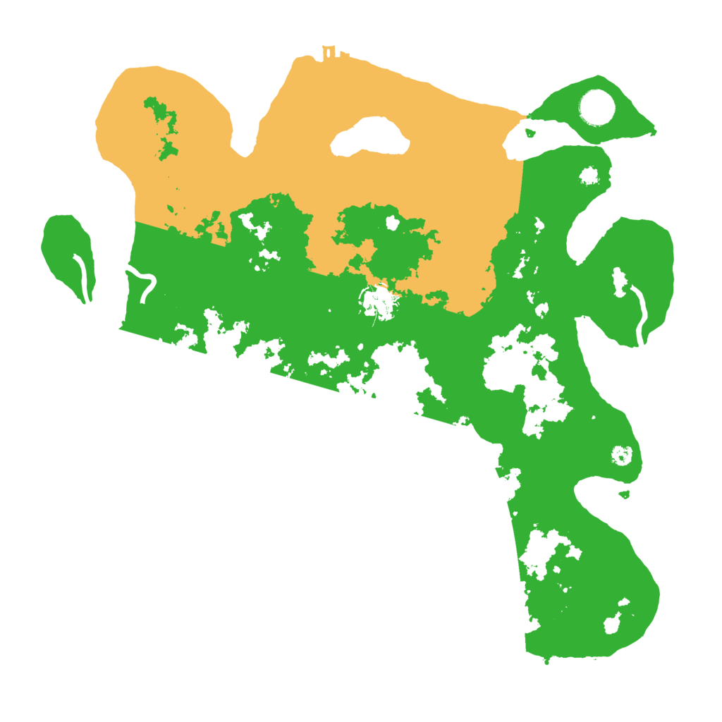 Biome Rust Map: Procedural Map, Size: 3560, Seed: 2147483647