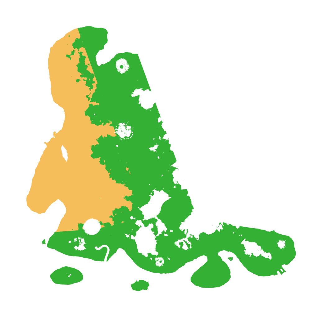 Biome Rust Map: Procedural Map, Size: 3500, Seed: 1195465407