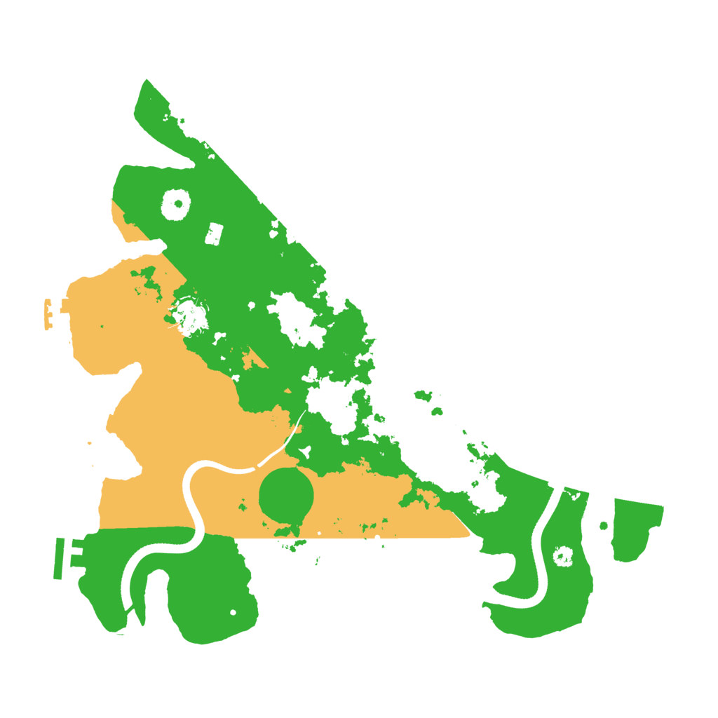 Biome Rust Map: Procedural Map, Size: 3500, Seed: 478827567