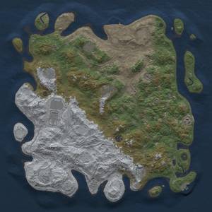 Thumbnail Rust Map: Procedural Map, Size: 4500, Seed: 264521063, 19 Monuments