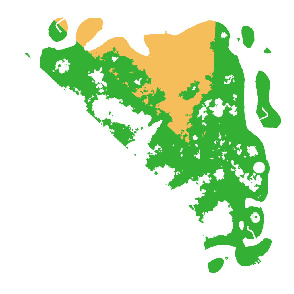 Biome Rust Map: Procedural Map, Size: 4500, Seed: 264521063