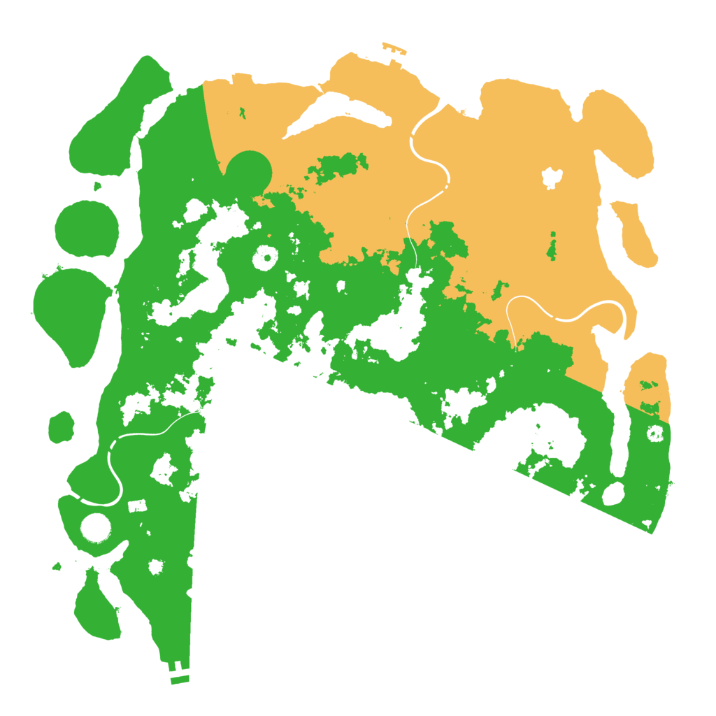 Biome Rust Map: Procedural Map, Size: 4250, Seed: 3556725