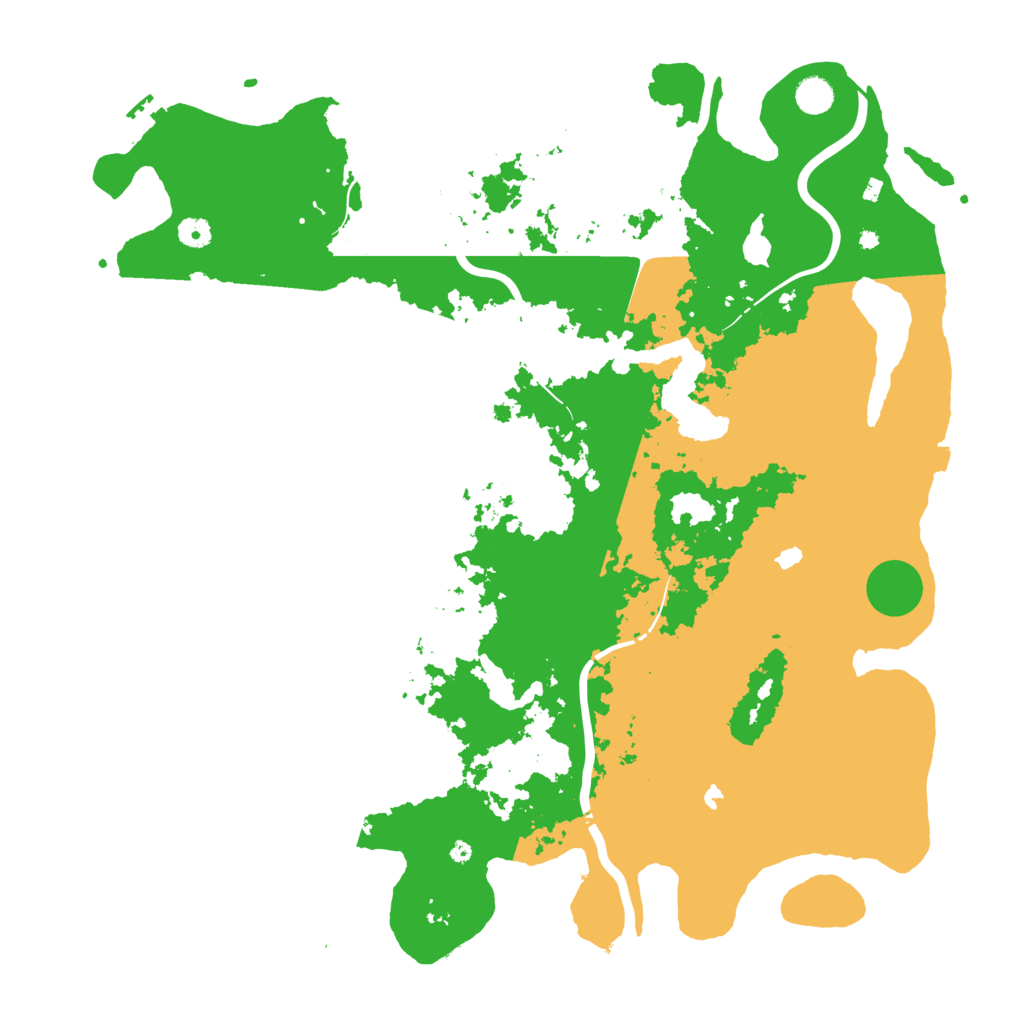 Biome Rust Map: Procedural Map, Size: 4800, Seed: 298896654