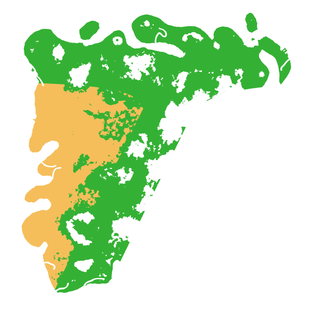 Biome Rust Map: Procedural Map, Size: 5000, Seed: 378722202