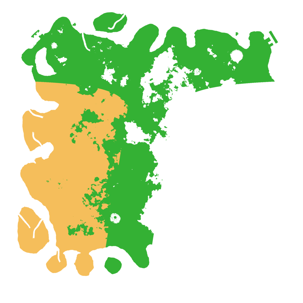 Biome Rust Map: Procedural Map, Size: 4500, Seed: 2011