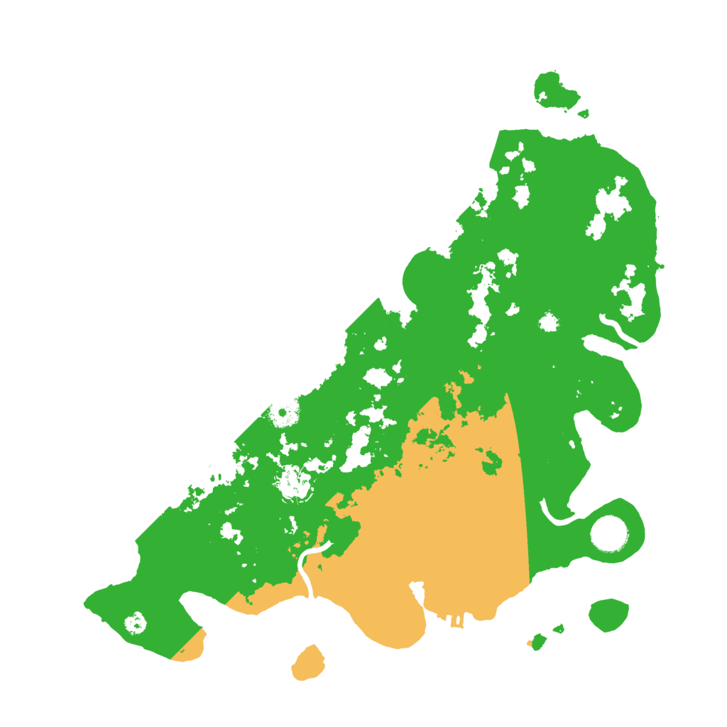 Biome Rust Map: Procedural Map, Size: 3500, Seed: 538904196