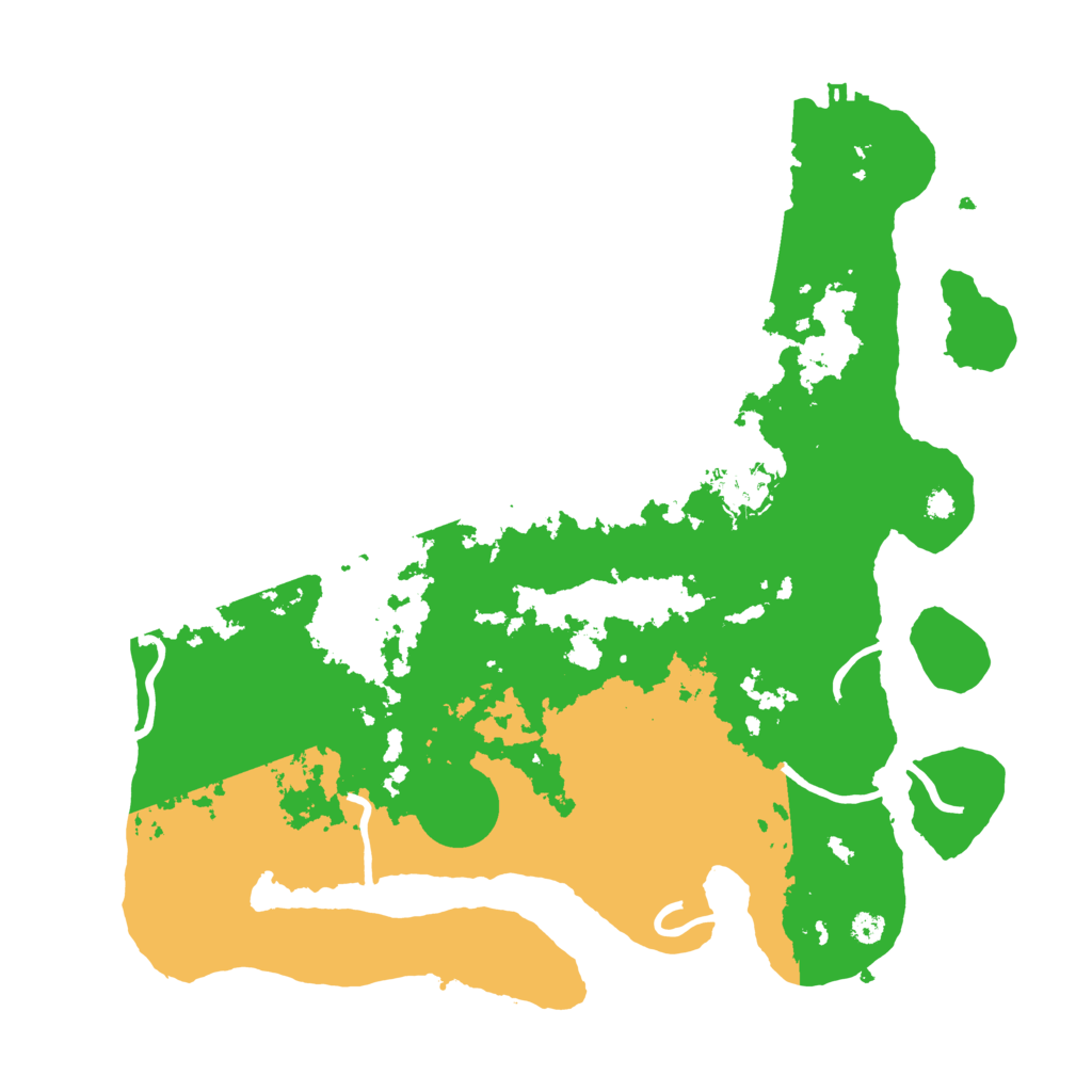 Biome Rust Map: Procedural Map, Size: 3500, Seed: 273072136