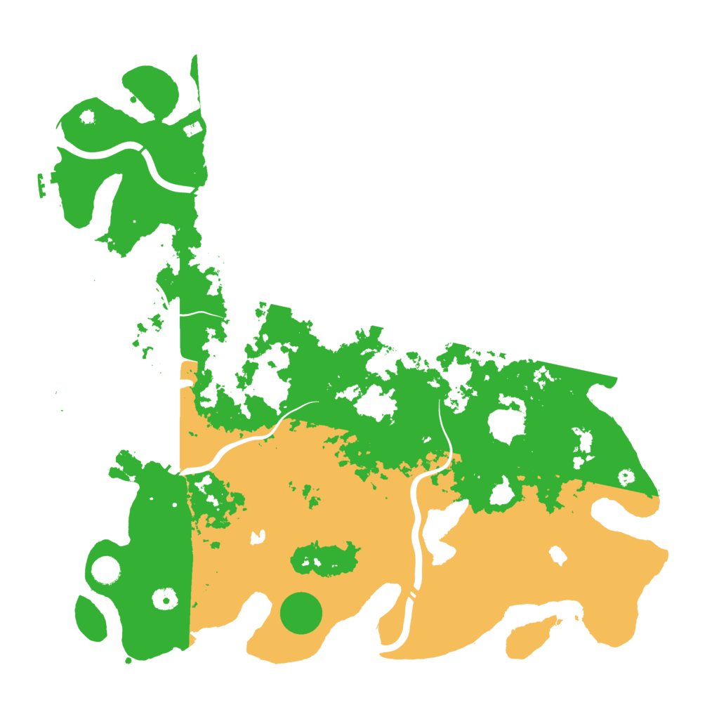 Biome Rust Map: Procedural Map, Size: 4500, Seed: 266853698