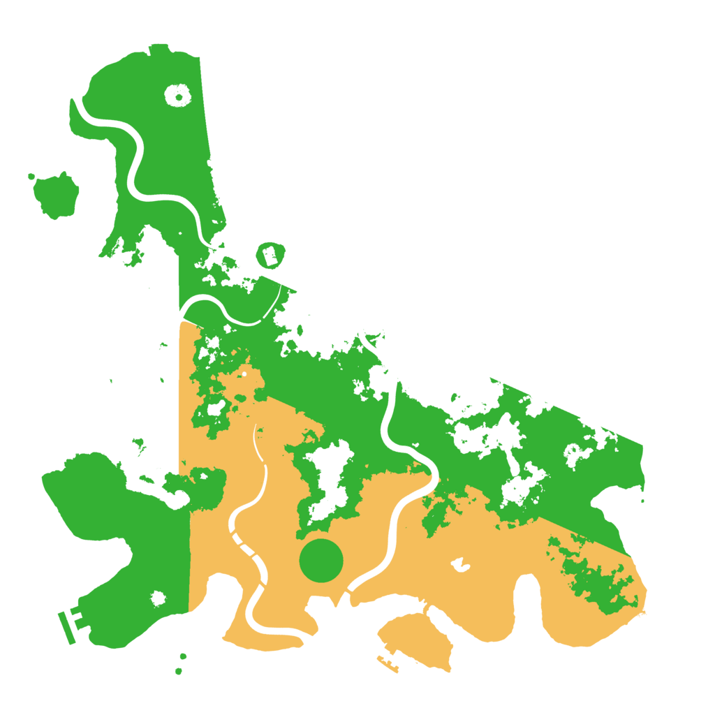 Biome Rust Map: Procedural Map, Size: 4301, Seed: 45751266