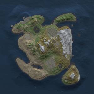 Thumbnail Rust Map: Procedural Map, Size: 2200, Seed: 1912624505, 9 Monuments