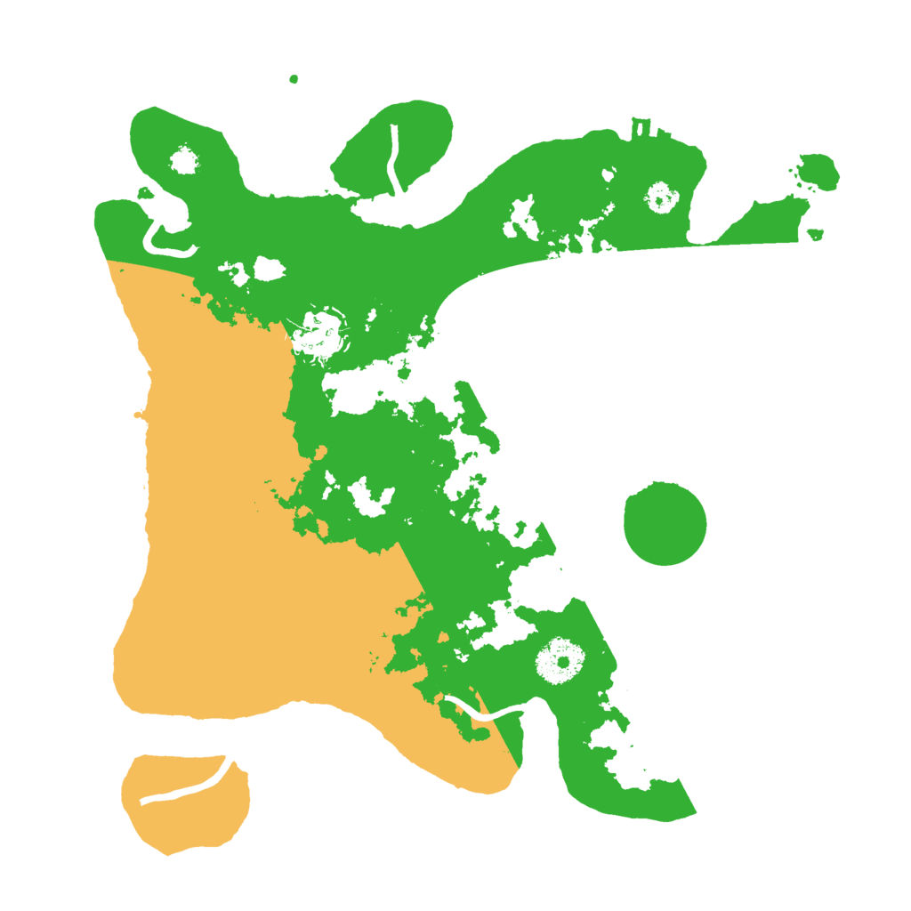 Biome Rust Map: Procedural Map, Size: 3000, Seed: 184663541