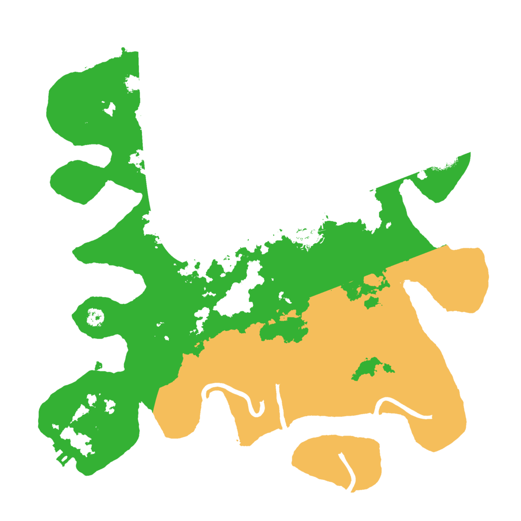 Biome Rust Map: Procedural Map, Size: 3000, Seed: 214255322