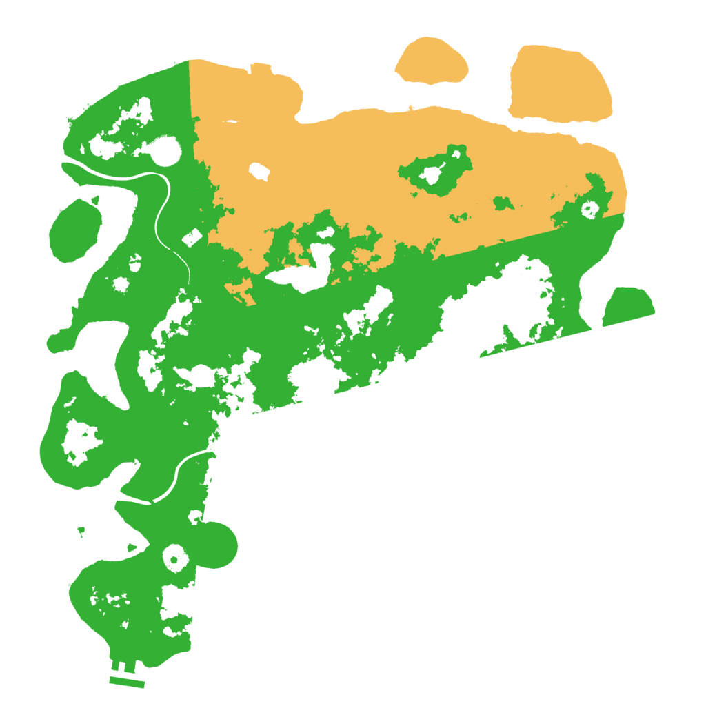 Biome Rust Map: Procedural Map, Size: 4050, Seed: 1834861199