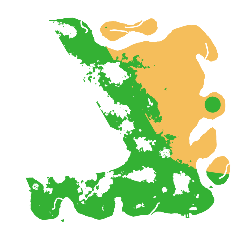 Biome Rust Map: Procedural Map, Size: 4000, Seed: 629755071