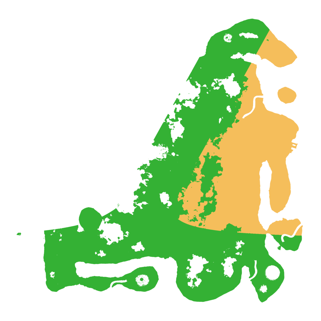 Biome Rust Map: Procedural Map, Size: 3900, Seed: 12345687