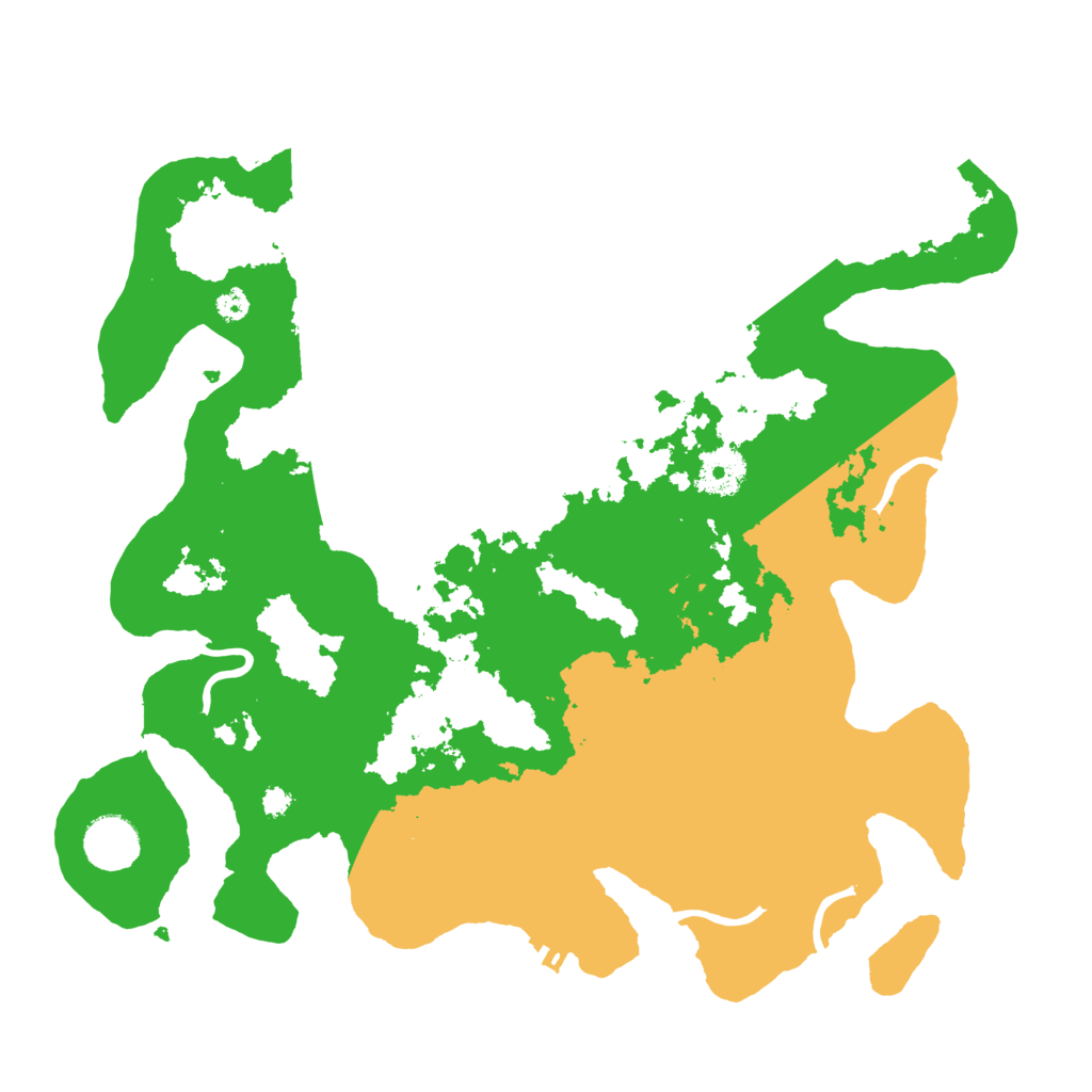 Biome Rust Map: Procedural Map, Size: 3500, Seed: 339505336