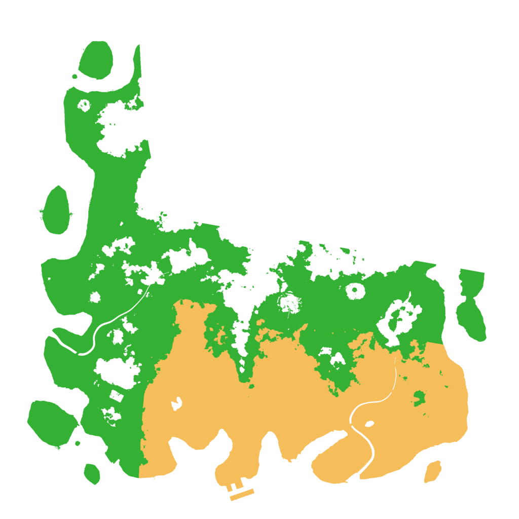 Biome Rust Map: Procedural Map, Size: 4250, Seed: 831679999