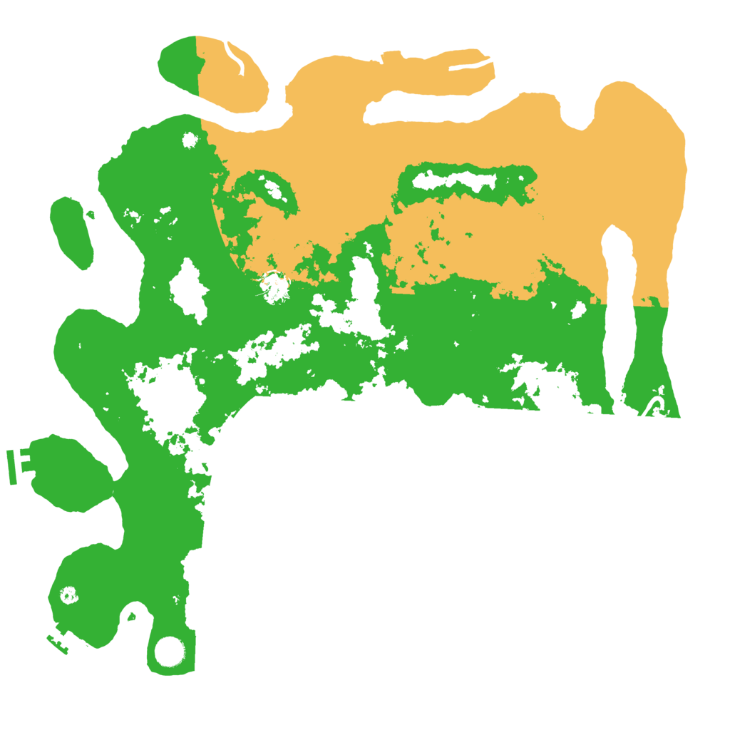 Biome Rust Map: Procedural Map, Size: 4250, Seed: 43779358