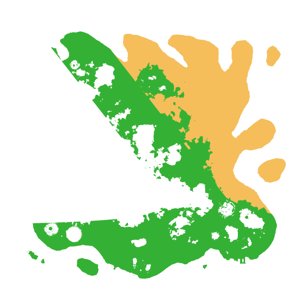 Biome Rust Map: Procedural Map, Size: 3500, Seed: 1054825310