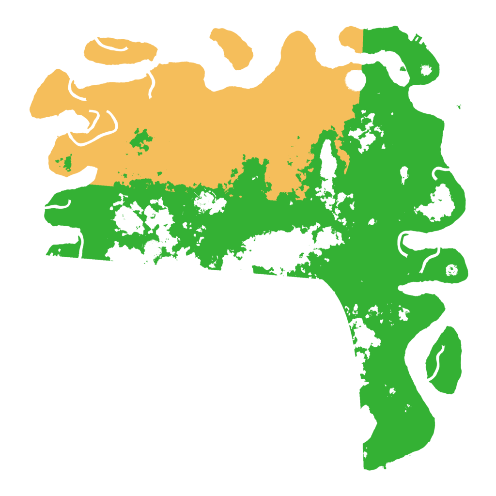 Biome Rust Map: Procedural Map, Size: 4250, Seed: 2334922