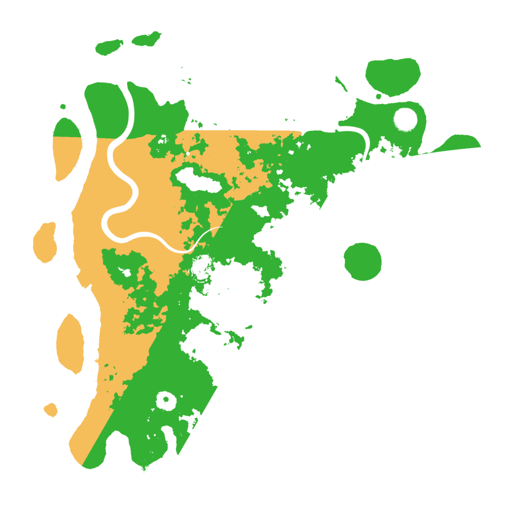 Biome Rust Map: Procedural Map, Size: 3900, Seed: 4160585