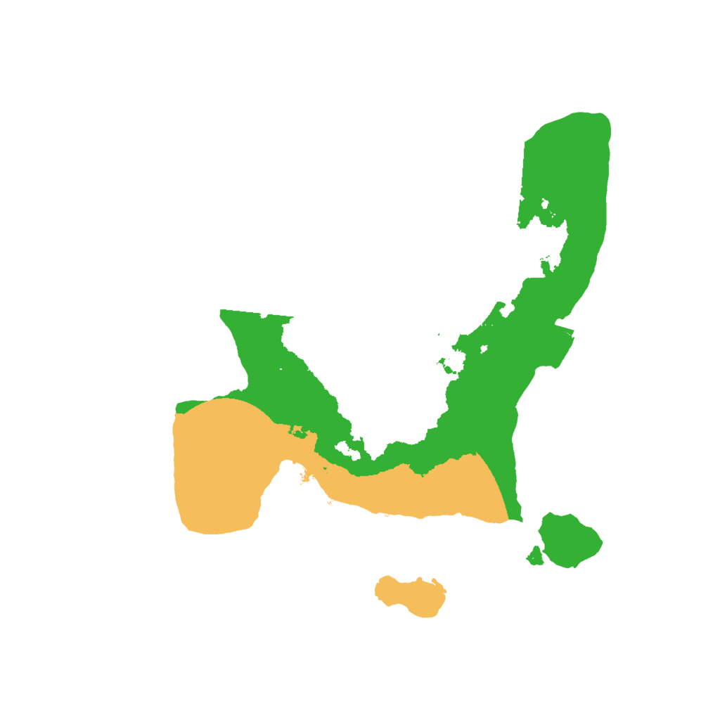 Biome Rust Map: Procedural Map, Size: 2000, Seed: 1572082008