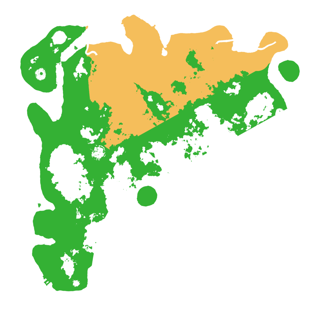 Biome Rust Map: Procedural Map, Size: 4300, Seed: 525731