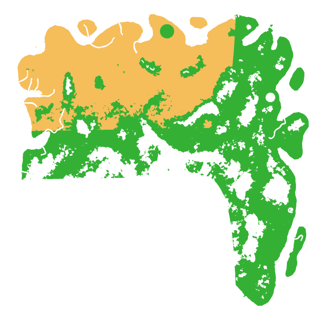 Biome Rust Map: Procedural Map, Size: 6000, Seed: 372439874