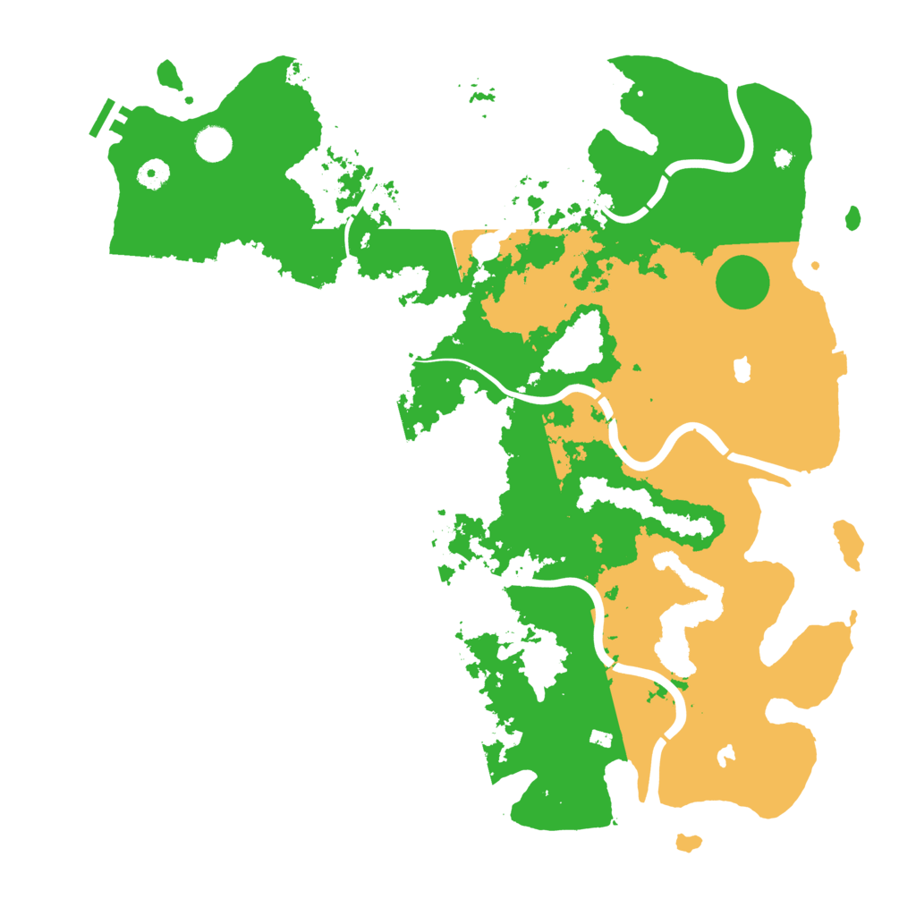 Biome Rust Map: Procedural Map, Size: 4500, Seed: 722650