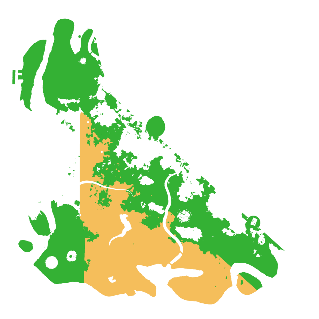 Biome Rust Map: Procedural Map, Size: 4500, Seed: 1102648129