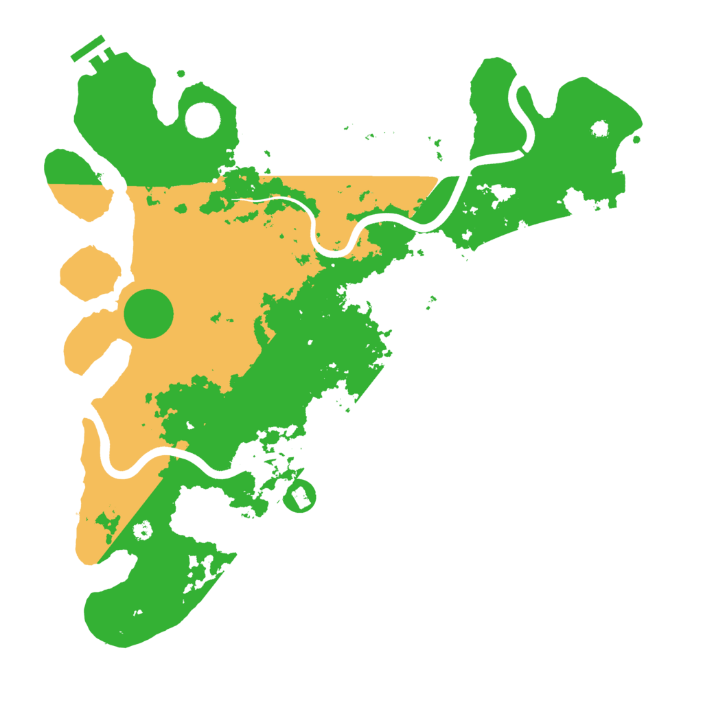 Biome Rust Map: Procedural Map, Size: 3750, Seed: 200615291