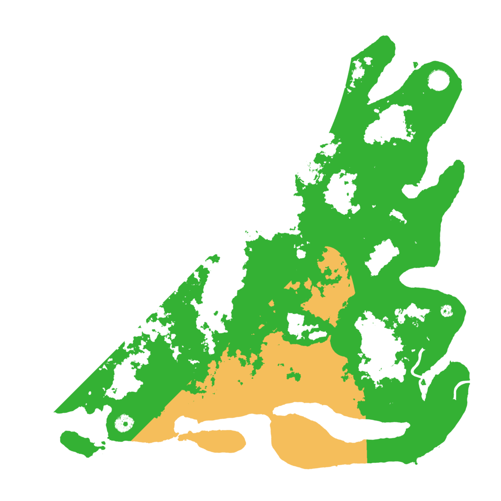 Biome Rust Map: Procedural Map, Size: 4250, Seed: 3105