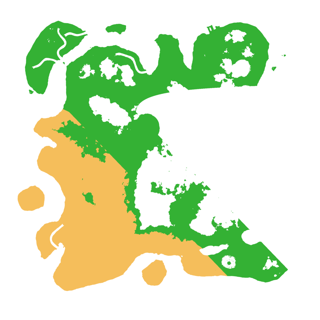 Biome Rust Map: Procedural Map, Size: 3500, Seed: 1193282331