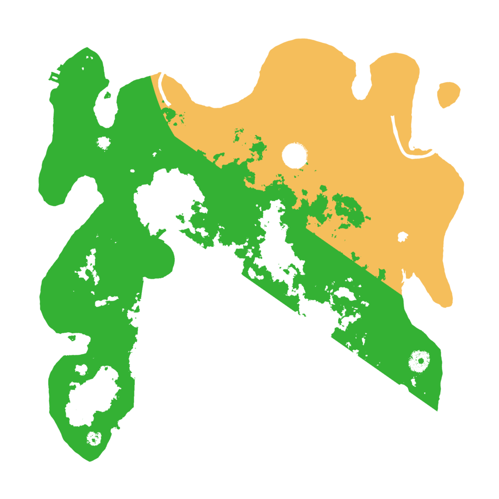 Biome Rust Map: Procedural Map, Size: 3500, Seed: 2030225181