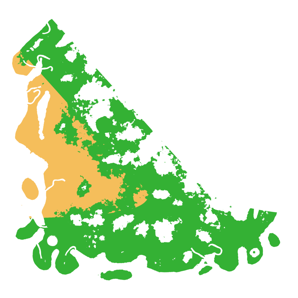 Biome Rust Map: Procedural Map, Size: 5000, Seed: 243965957