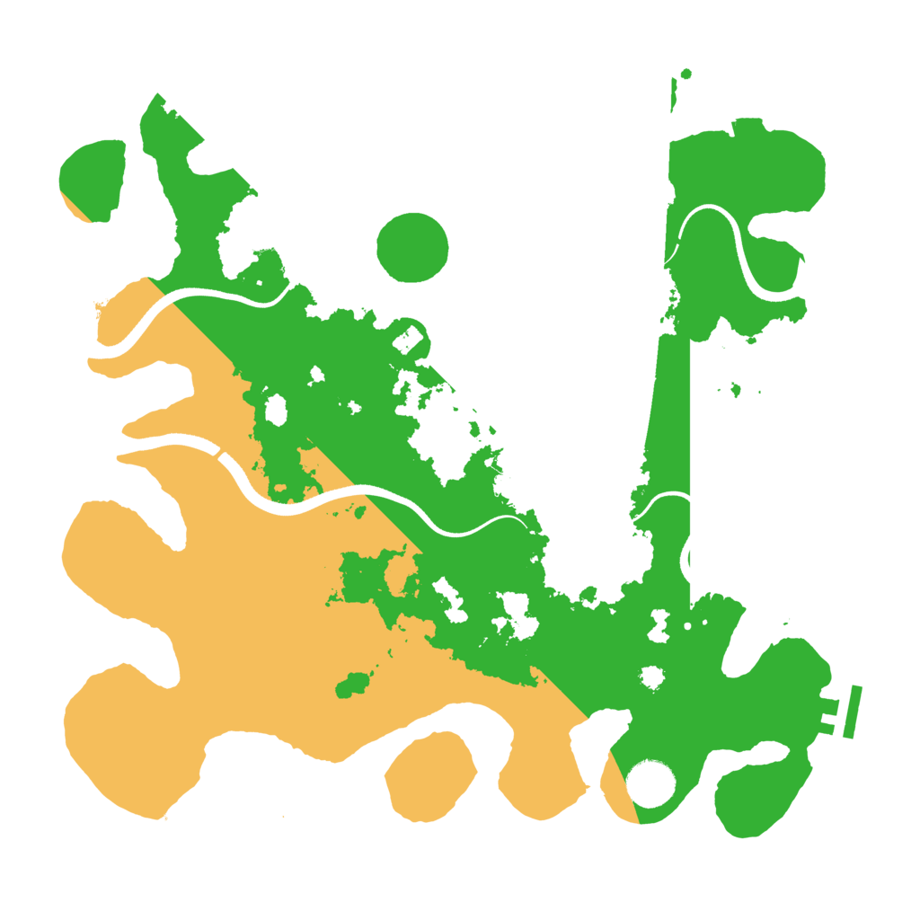 Biome Rust Map: Procedural Map, Size: 3500, Seed: 5950346
