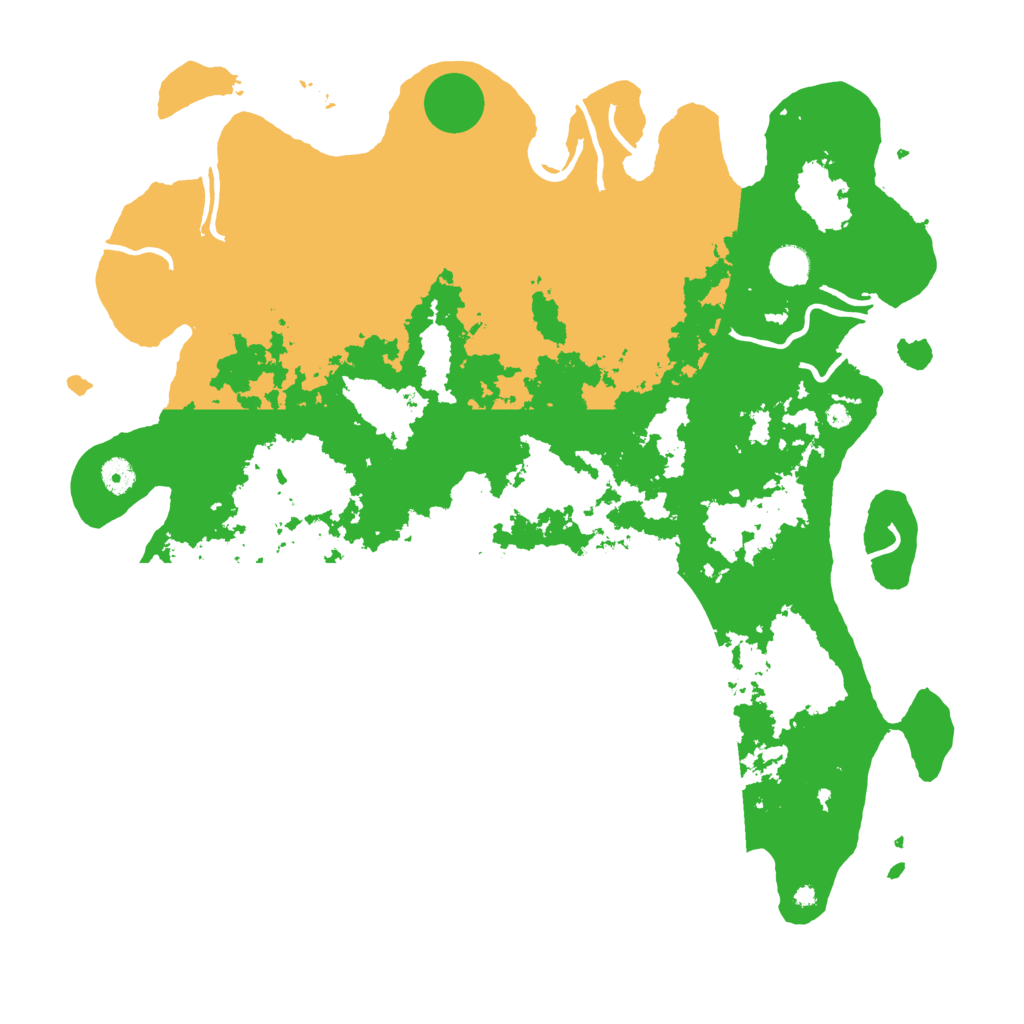 Biome Rust Map: Procedural Map, Size: 4500, Seed: 138531297