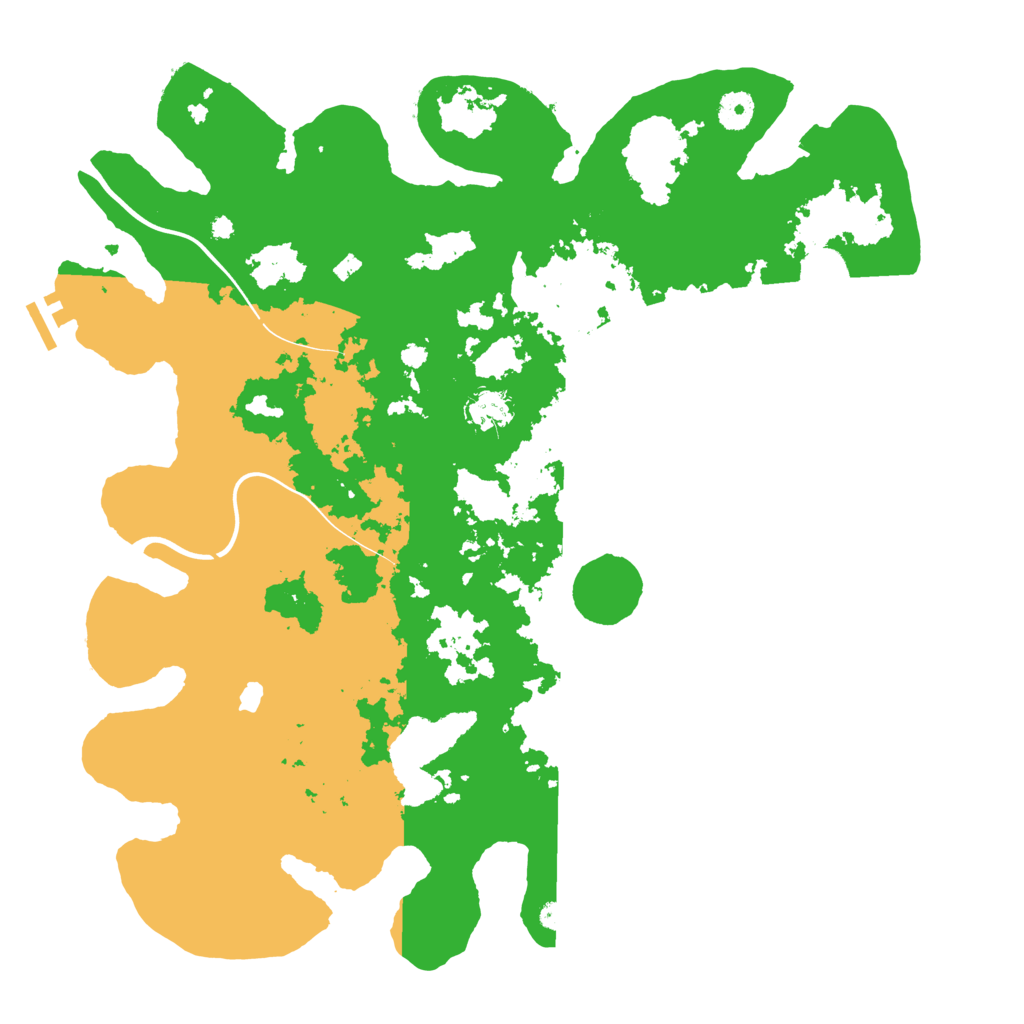 Biome Rust Map: Procedural Map, Size: 4100, Seed: 9584207