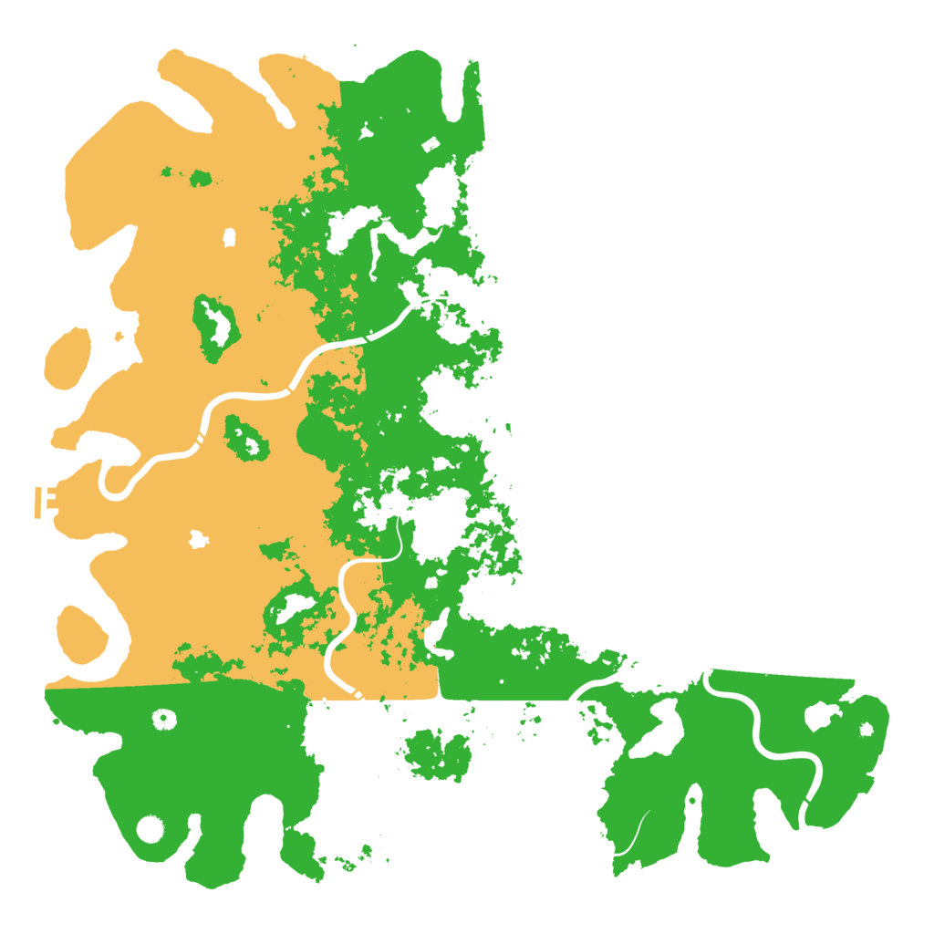 Biome Rust Map: Procedural Map, Size: 6000, Seed: 554865372